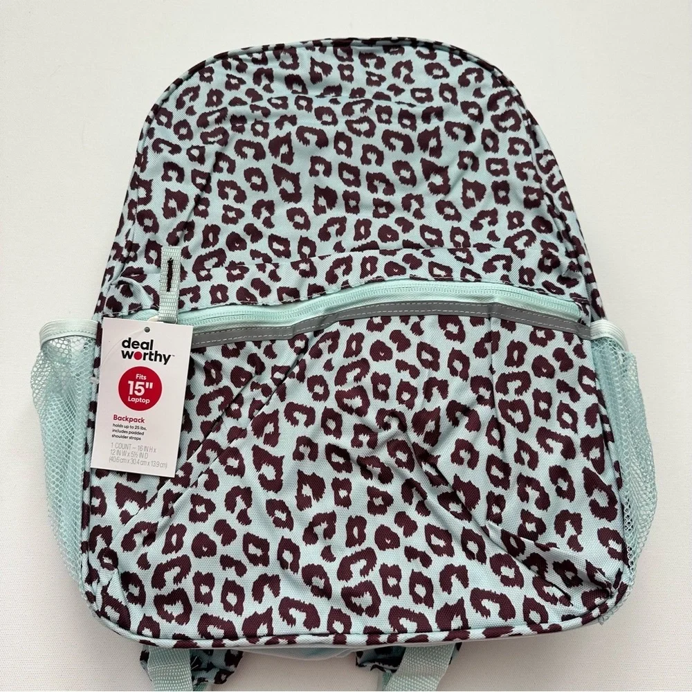 DealWorthy Cheetah Print Kids Backpack